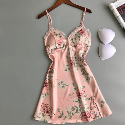 Lingerie Nighty Silk Dress Sleep Wear Nightdress Clothes