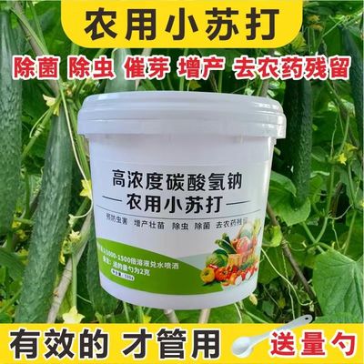 小苏打农用种菜食品级蔬菜去农药残留预防虫害果树增产壮苗菌