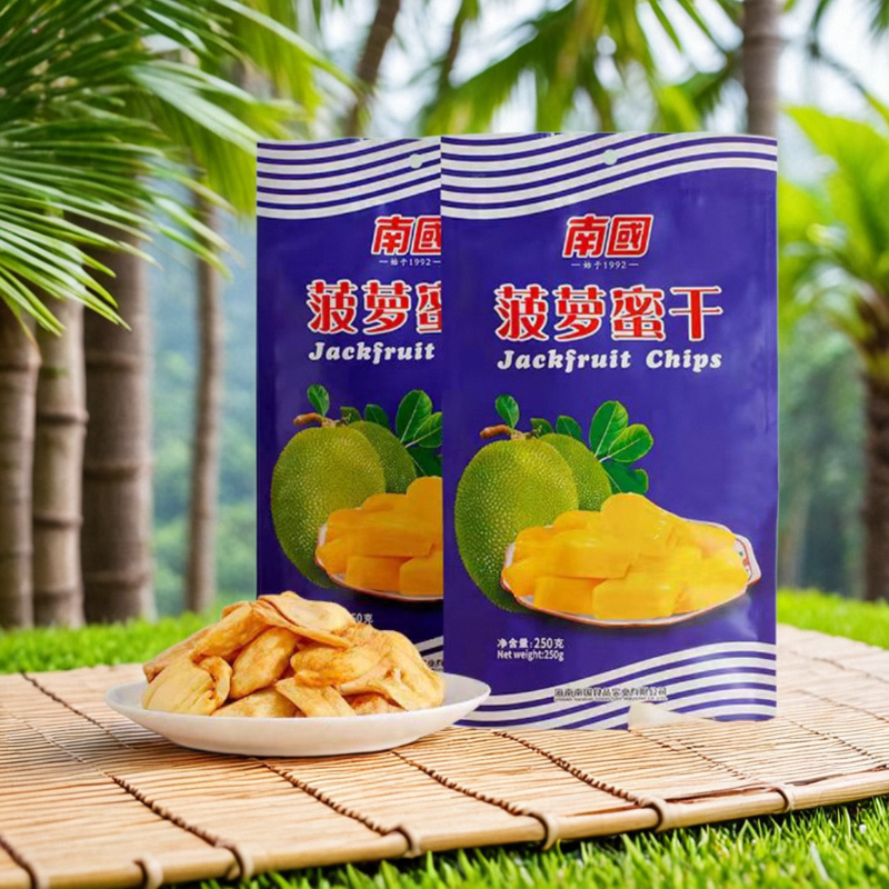 南国菠萝蜜干250gX2袋海南特产 热带水果 干果脯蜜饯酥脆爽口零食