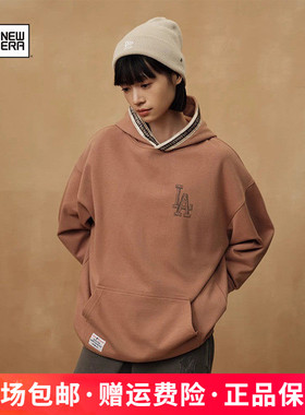 NewEra纽亦华男女款MLB系列复古潮流手绘毛圈里连帽卫衣14112232