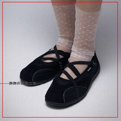 韩国代购otz romary DOT EDITION可爱圆点芭蕾风平底玛丽珍鞋单鞋