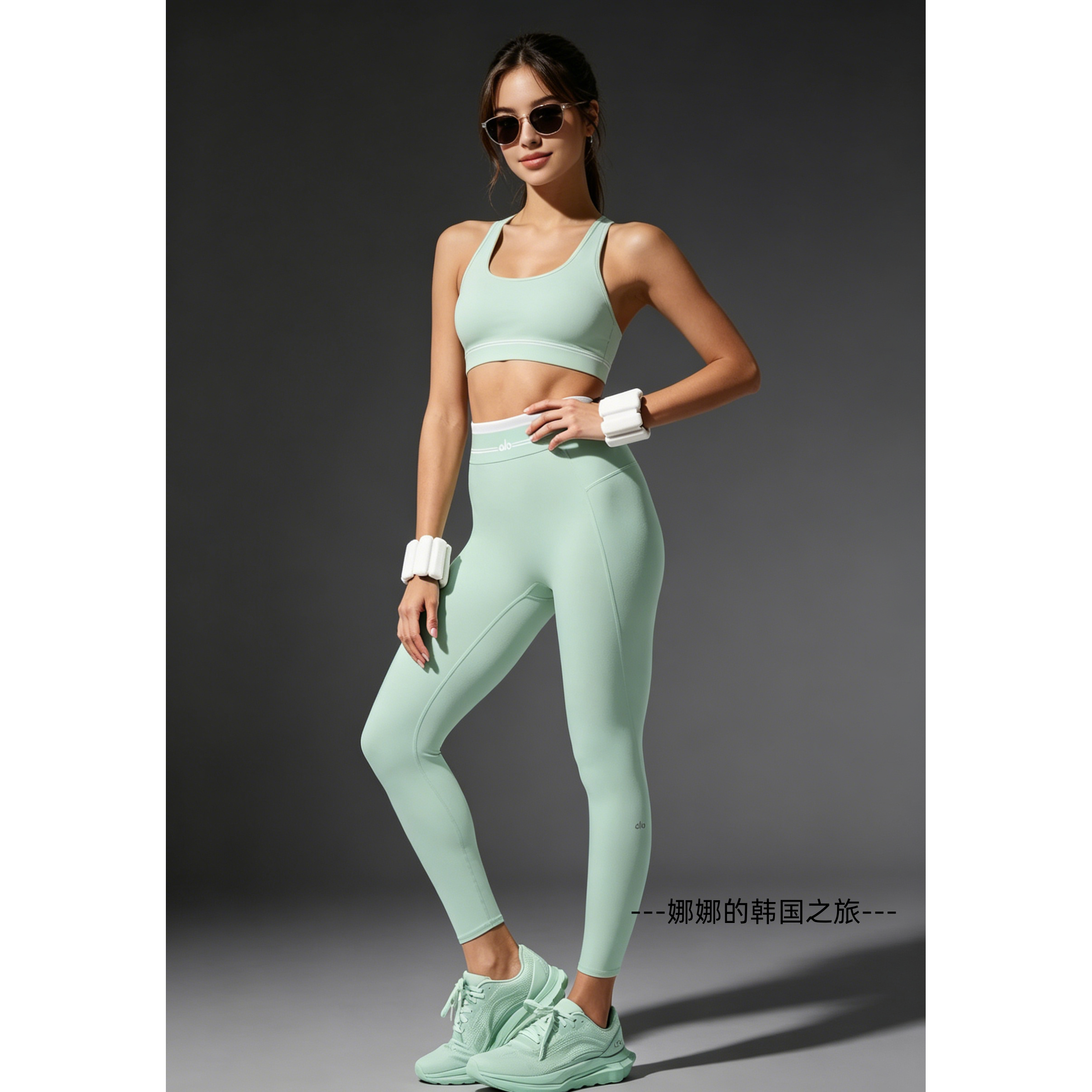 Alo瑜珈高腰7/8瑜伽紧身裤