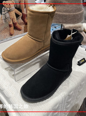 韩国直邮代购 folder label 秋冬新款高筒高帮休闲棉鞋棉靴雪地靴