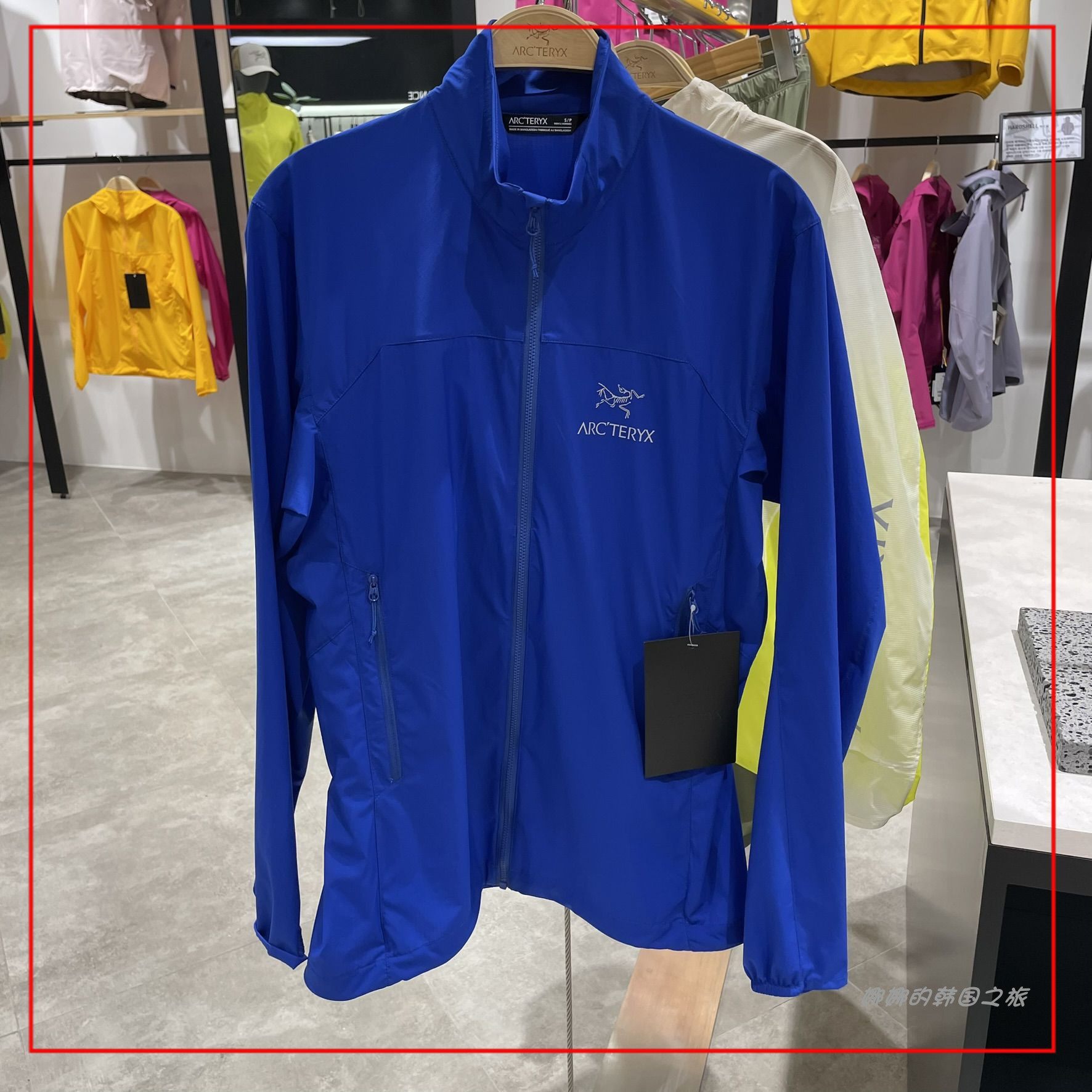 韩国ARC'TERYX始祖鸟Squamish Jacket男皮肤风衣防风轻薄夹克7745