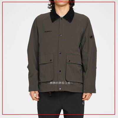 韩国代购MAMMUT猛犸象Contour Softshell Jacket休闲夹克外套男款