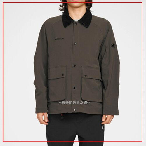 韩国代购MAMMUT猛犸象Contour Softshell Jacket休闲夹克外套男款