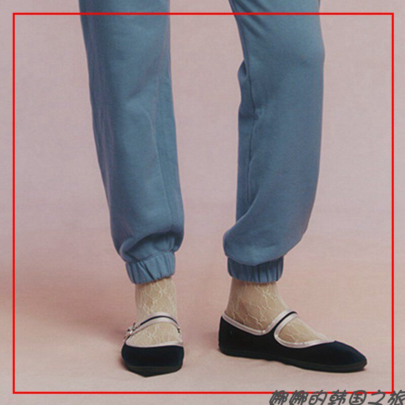 韩国直邮代购VICTORIA SHOES女士平底浅口软底舒适搭扣带芭蕾单鞋