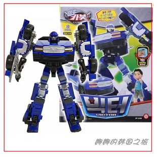 韩国代购咖宝Carbot车神儿童救援汽车变形金刚机器人男孩玩具套装