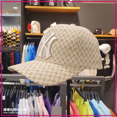 mlb韩国字母可调节棒球帽