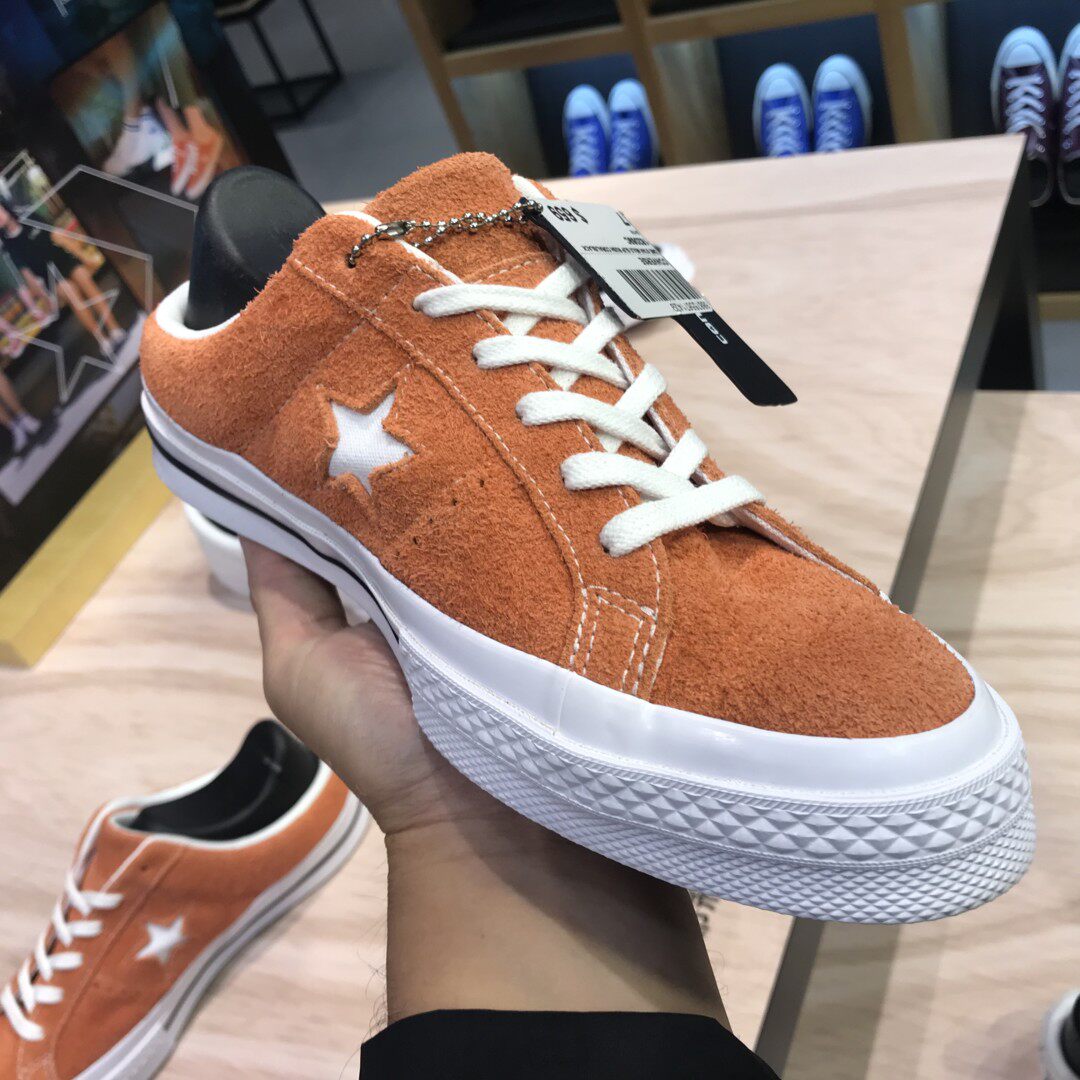 韩国正品代购Converse匡威运动一脚麂皮蹬拖鞋onestar男女162066C