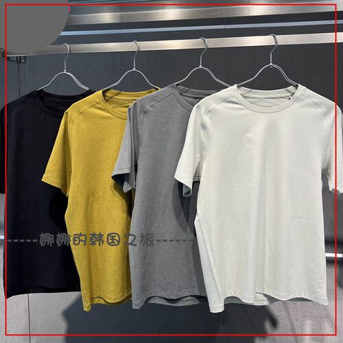韩国直邮代购夏季凉感短袖男子休闲运动都市通勤T恤衫D5331DTS80