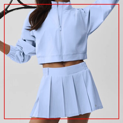 ALO网球裙夹克套装含打底裤