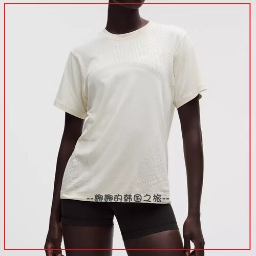 lululemon女士跑步透气短袖T恤