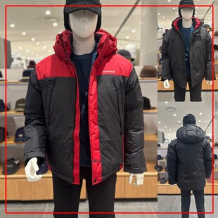 韩国代购montbell美山冬季鹅绒保暖羽绒服防风加厚男士连帽外套