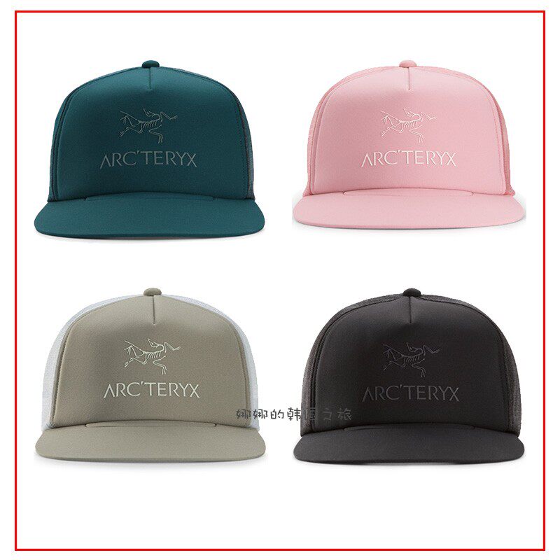 ARCTERYX/始祖鸟韩国代购 23夏男女LOGO TRUCKER FLAT速干鸭舌帽
