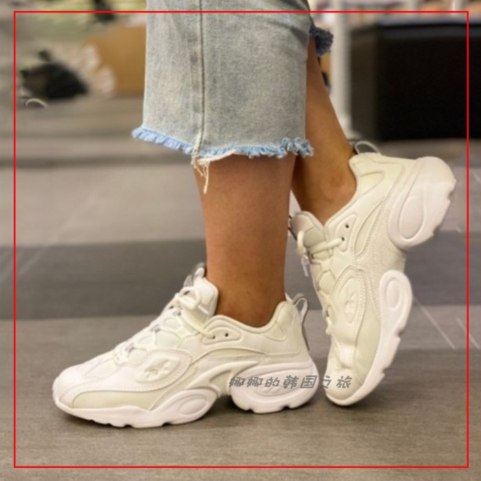 Reebok锐步韩国代购男ELECTRO 3D低帮缓冲跑步老爹运动鞋EG6227