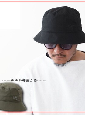 韩国代购ARCTERYX始祖鸟AERIOS轻量透气小帽沿渔夫帽X000007767