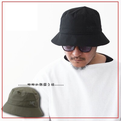 韩国代购ARCTERYX始祖鸟AERIOS轻量透气小帽沿渔夫帽X000007767