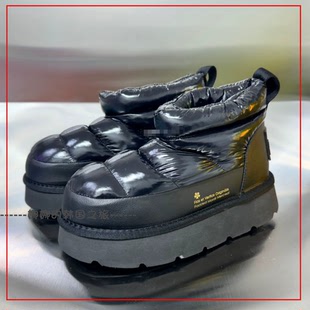 韩国代购mardi mercredi 面包鞋 丑萌雪地靴 厚底增高 可爱 懒人