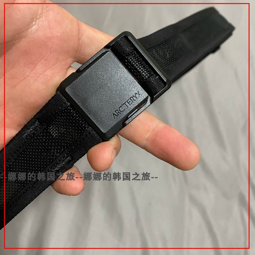韩国代购Arcteryx始祖鸟 尼龙腰带男女同款情侣款 宽3.8CM X06332