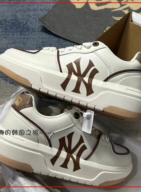 韩国代购MLB男女同款透气休闲户外百搭运动鞋厚底板鞋3ASXCLB3N