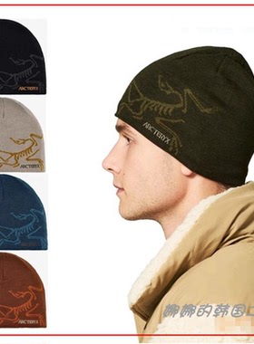 韩国代购ARC'TERYX始祖鸟Bird Head Toque男女羊毛抓绒冷帽28879