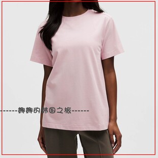 韩国代购lululemon露露乐蒙 All Yours 女士日常短袖T恤棉LW3INSS