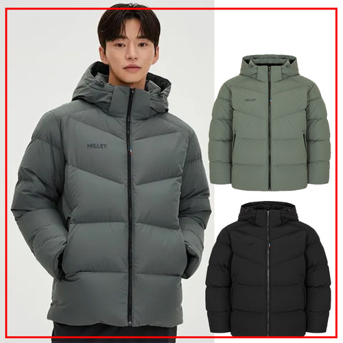 韩国直邮代购 觅乐/MILLET25冬男连帽鹅绒保暖短款羽绒服MQUWD435