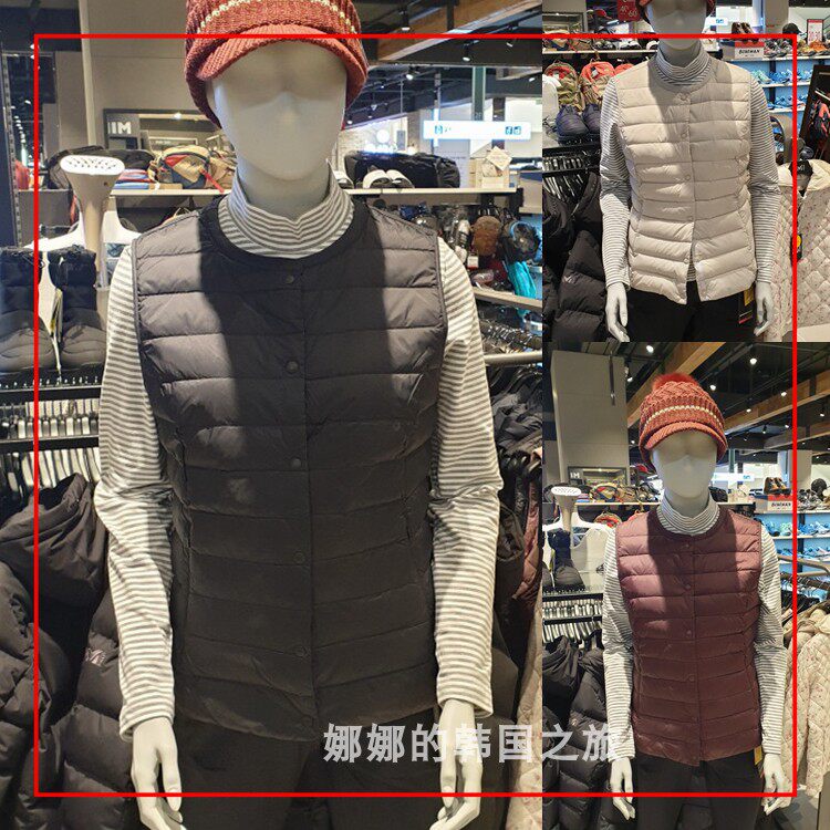 韩国直邮代购MILLET觅乐羽绒马甲