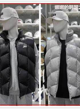 韩国代购正品NBA男女同款鸭绒羽绒服马甲背心无袖棉服N244VT041P