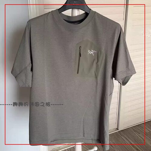 韩国代购ARCTERYX始祖鸟Konseal 吸湿排汗透气宽松短袖T恤男X9539