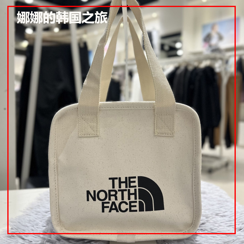 韩国代购The North Face北面单肩斜跨包男女豆腐包帆布包NN2PP09