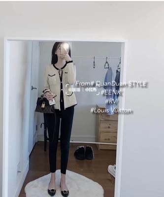 韩国设计师品牌时尚法式空调衫