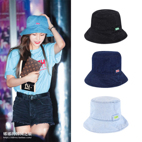 韩国正品代购黄志同款男女渔夫帽