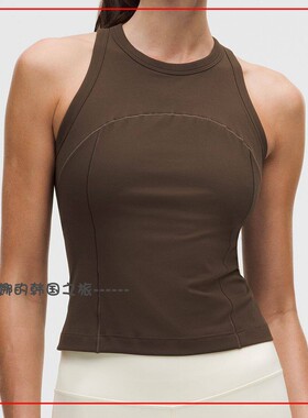 韩国代购lululemon露露乐蒙Ribbed Nulu 含胸垫工字背心LW1GDTS