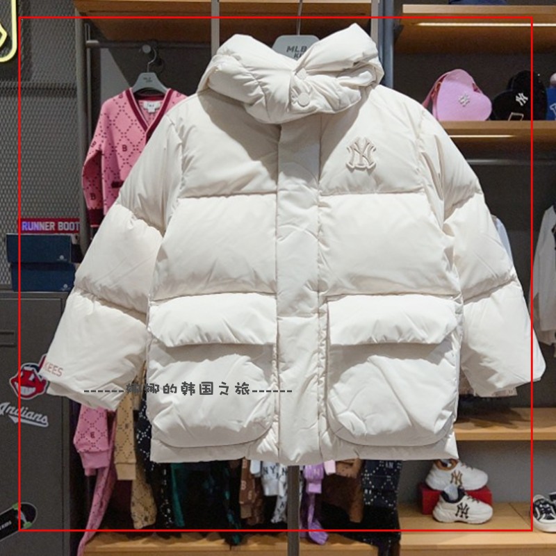 韩国代购MLB 儿童羽绒服男女童装加厚保暖时尚休闲外套7ADJB0136