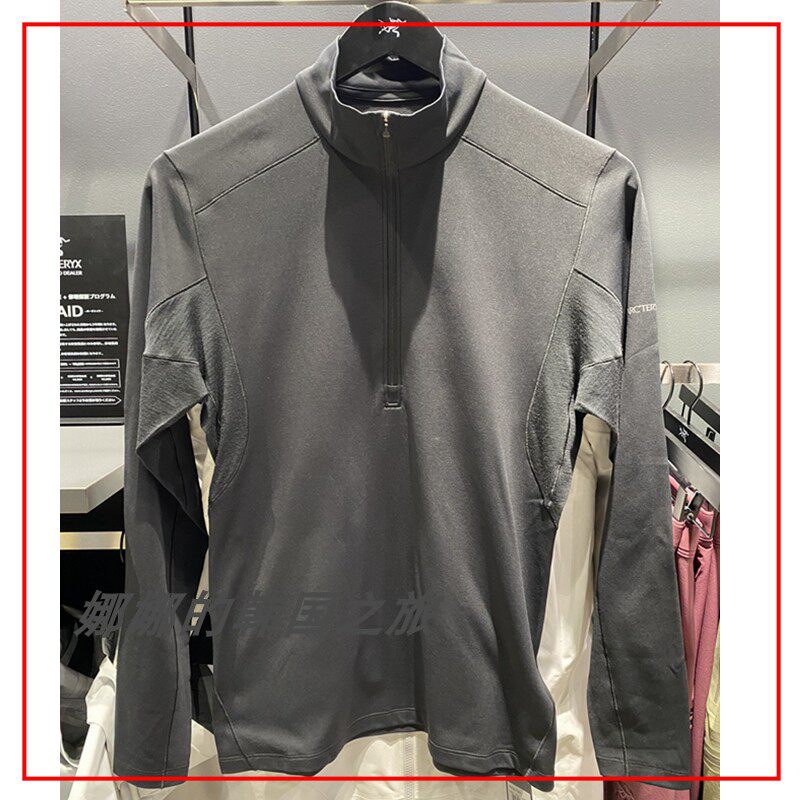 韩国代购ARC'TERYX始祖鸟Rho Hybrid Zip半拉链男款抓绒卫衣29717