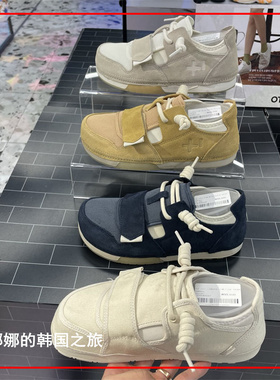 韩国直邮代购 otz 新款网面透气木屑底休闲鞋丑萌鞋方头鞋泡泡鞋