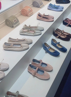 韩国代购rockfish蝴蝶结芭蕾鞋玛丽珍 复古少女ins风软底日常单鞋