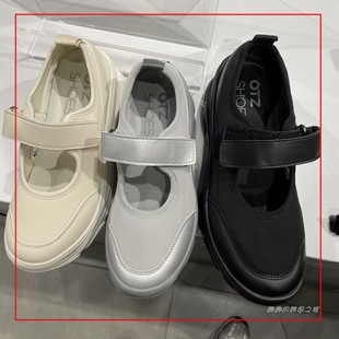 韩国代购otz lomita 丑萌鞋 网面厚底玛丽珍鞋魔术贴增高女款时尚