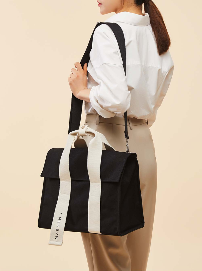 韩国正品代购marhen.j崔珉豪同款手提单肩旅行多功能超能装帆布包