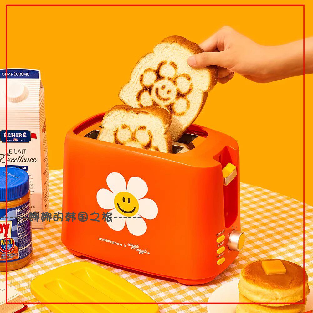 韩国代购wiggle wiggle 早餐机面包吐司机 卡通可爱礼物面包机