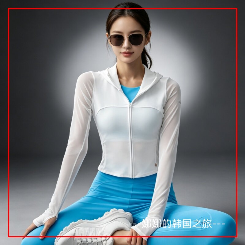 ALO全拉链防晒网眼运动外套图片