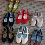 韩国代购rockfish春丝绒布玛丽珍复古芭蕾风低帮平底轻便布鞋单鞋