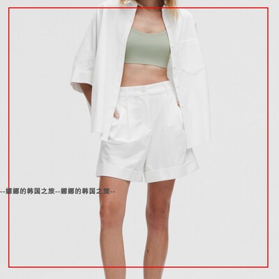 韩国代购lululemon LuluLinen 女士高腰短裤 6