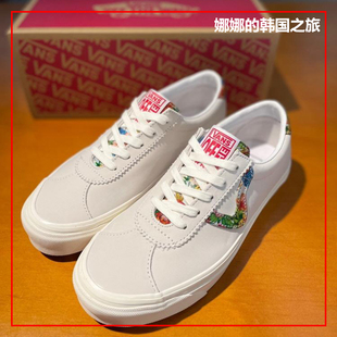韩国代购 Style73DX女子复古碎花小白鞋 低帮板鞋 VN0A3WLQAWB VANS