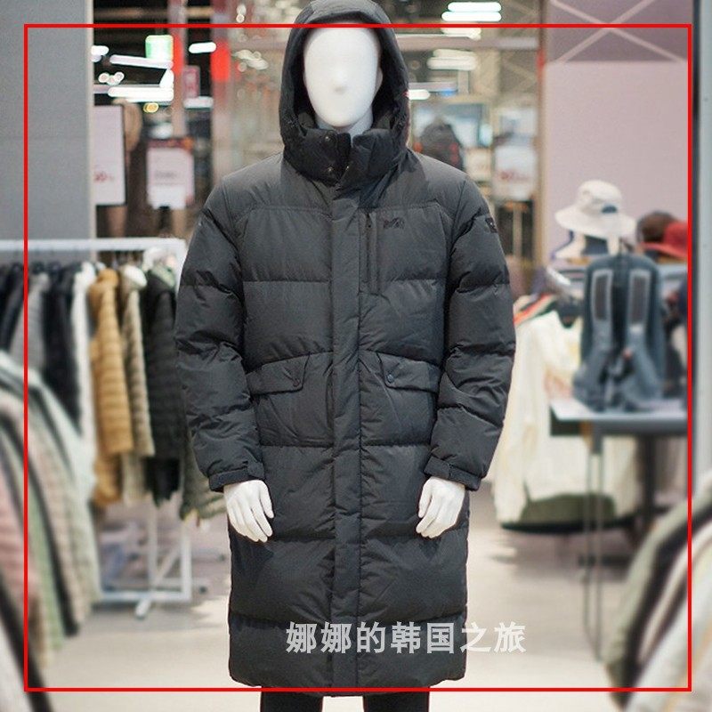 韩国直邮代购MILLET觅乐羽绒服冬季保暖男女同款鹅绒加厚长款外套