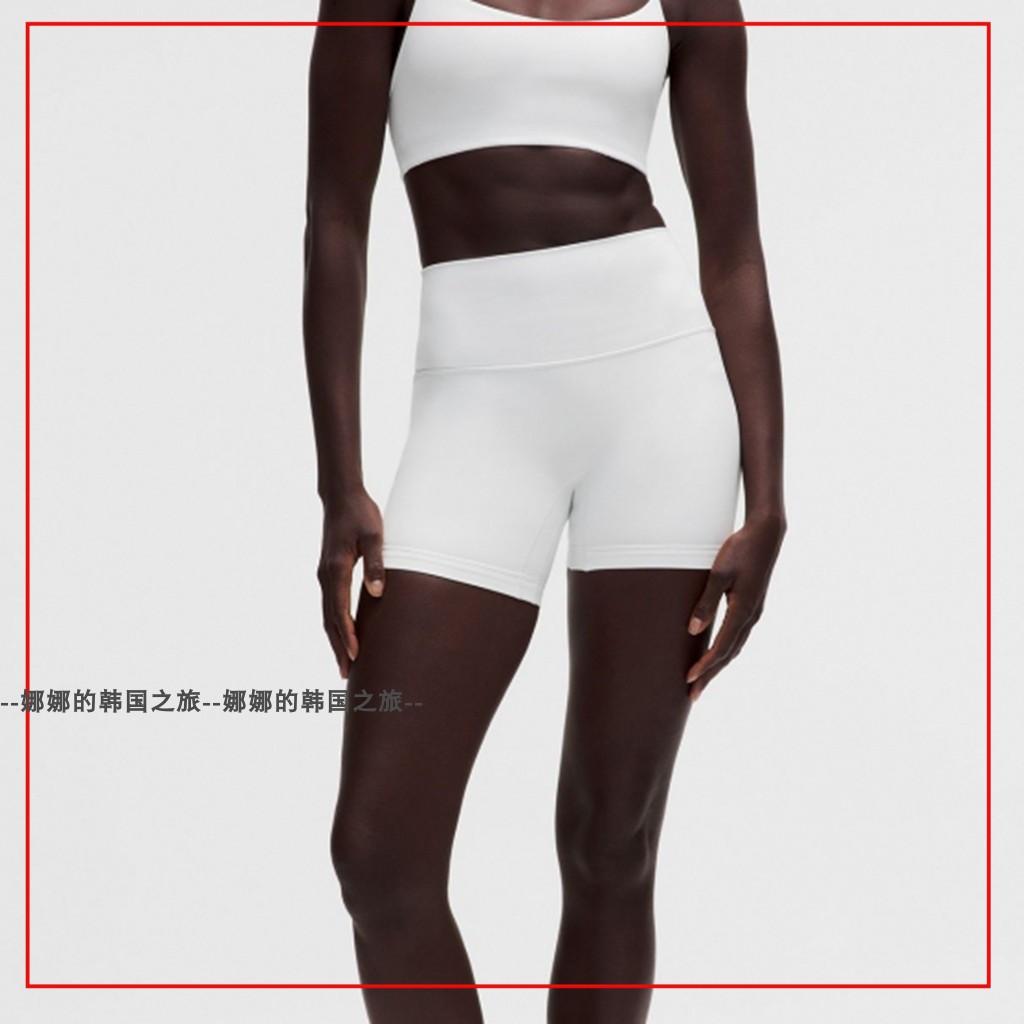 韩国代购lululemon Align No LineM瑜珈短裤6英寸紧身裤LW7DXLS