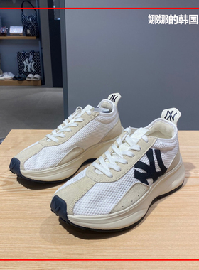 韩国代购MLB新款复古老爹鞋NY大标男女厚底鞋运动休闲鞋3ASXXB21N