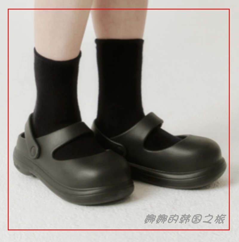 韩国代购keds大头玛丽珍丑萌鞋漫画鞋泡沫拖鞋低帮透气女子懒人鞋